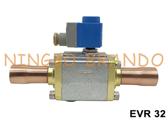 Valva de refrigeración con solenoide de tipo Danfoss EVR 32 1-3/8' 220V 042H1106