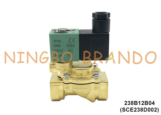 SCE238D002 1/2' ASCO Tipo de válvula solenoide eléctrica de latón 220VAC 110VAC 24VDC