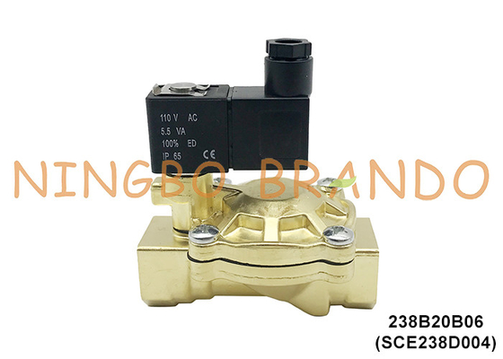 SCE238D004 3/4' ASCO Tipo de válvula de solenoide de latón eléctrico para agua 24V 110V 220V