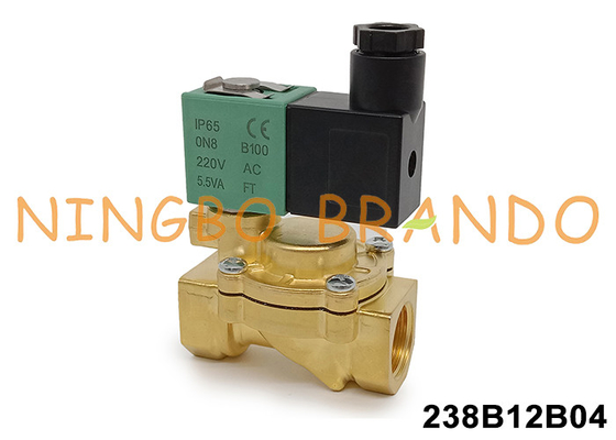 Las válvulas de solenoide de latón de tipo ASCO SCE238D002 1/2' 24V 110V 220V AC DC