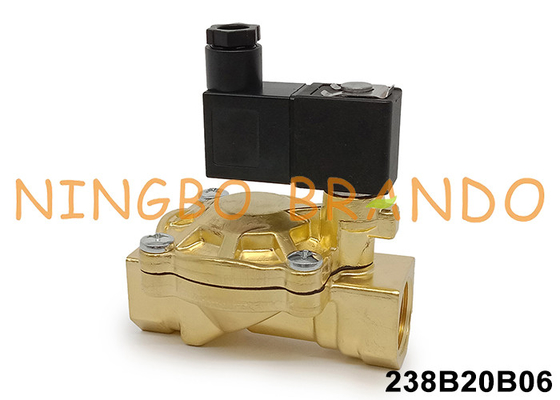 Válvula de solenoide tipo ASCO Serie 238 de 3/4' con cuerpo de latón 24V 110V 220V