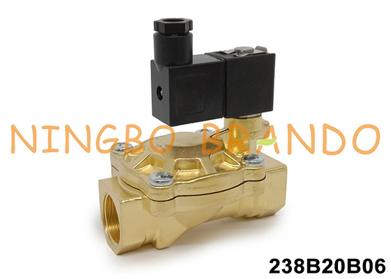 Válvula de solenoide tipo ASCO Serie 238 de 3/4' con cuerpo de latón 24V 110V 220V
