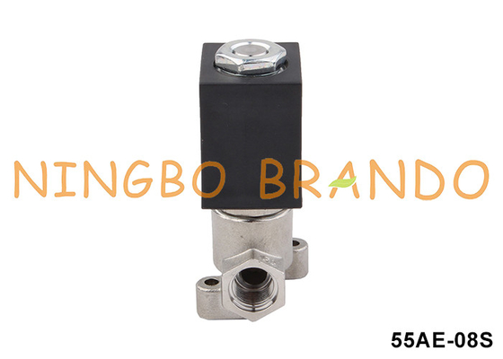 Máquina de café de acero inoxidable de 2 vías válvula de solenoide 1/8' 24VDC 110VAC 220VAC