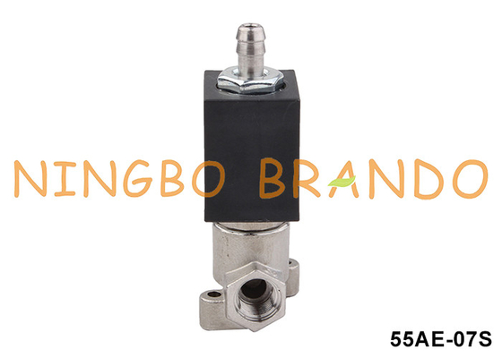 Máquina de café de acero inoxidable válvula de solenoide de 3 vías 1/8' 220V 110V 24V