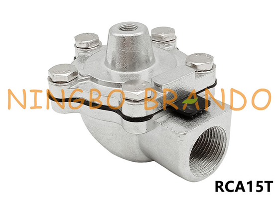 1/2' RCA15T Válvula de piloto remoto de ángulo derecho para filtro de bolsa de recolección de polvo