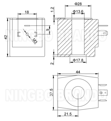 Bobina de electroválvula Watson Tipo PC1 para válvula de colector de polvo 24V 220V