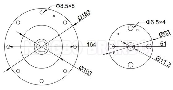 K5004 Kit de reparación de diafragma para válvula de pulso Goyen CA50T CA62T de 2''