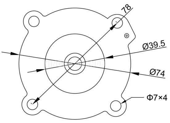 VP25 Kit de reparación del diafragma para válvula de pulso HUANENG MD125 de 1 '