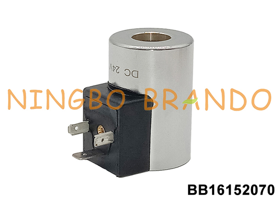 16 mm Agujero 52 mm Alturas bobina de válvula de solenoide hidráulico 33W 12V 24V