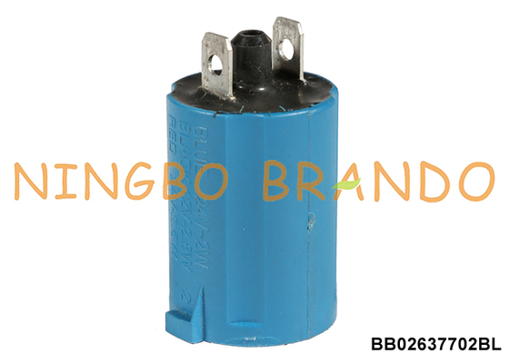 Bobina de solenoide azul para piezas de pulsador de leche DELAVAL 24V 2W 3.3W EP100 EP2090