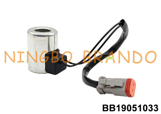 Bobina de válvula de bloqueo de seguridad piloto de 12V 24V para excavadora XE60/75/80/135/150/200/215/230