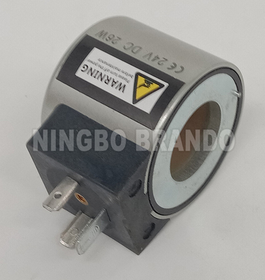 Bobina de electroválvula hidráulica de 24VDC 26W para excavadora Foton Lovol FR60