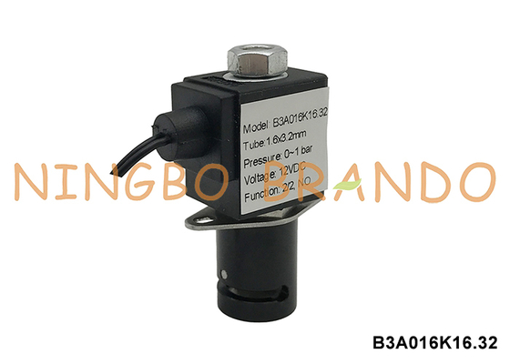 Normalmente abierta válvula de pinza de solenoide apretar 3,2 mm tubo 12V 24V 110V 220V