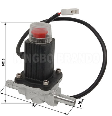 Válvula de solenoide de apagado automático de emergencia de conector rápido para línea de gas
