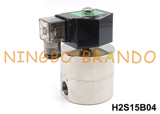 1/2'' 200 bar High Pressure Stainless Steel Solenoid Valve 24V 110V 220V