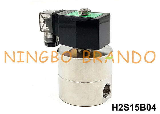 1/2'' 200 bar High Pressure Stainless Steel Solenoid Valve 24V 110V 220V