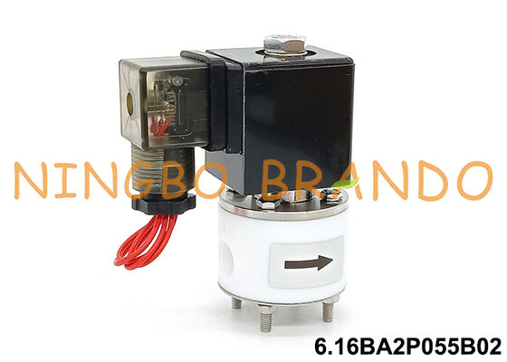 1/4'' PTFE Body Acid Alkali Anti Corrosion Solenoid Valve 24V 220V