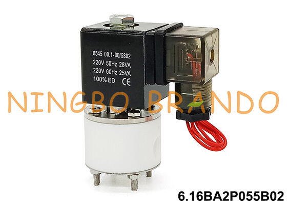 1/4'' PTFE Body Acid Alkali Anti Corrosion Solenoid Valve 24V 220V