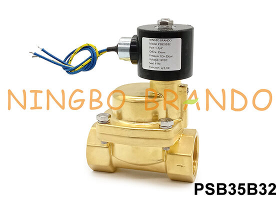 1 1/4'' High Pressure Brass Steam Solenoid Valve 12V 24V 110V 220V