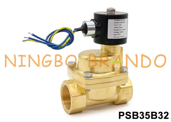 1 1/4'' High Pressure Brass Steam Solenoid Valve 12V 24V 110V 220V
