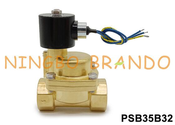 1 1/4'' High Pressure Brass Steam Solenoid Valve 12V 24V 110V 220V