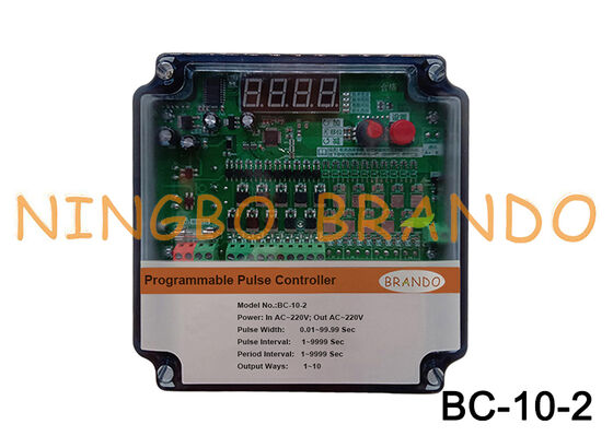 220VAC In 220VAC Out 10 Lines Pulse Valve Timer Controller For Dust Collector