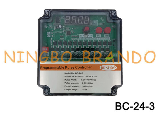24 Lines Jet Pulse Controller For Dust Collector 220V Input 24V Output