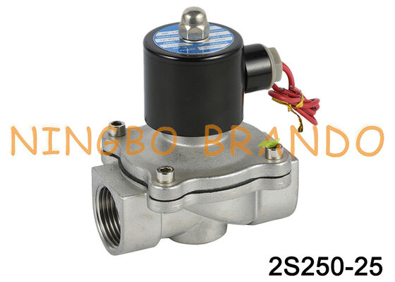 2S250-25 1'' 2/2 Way Stainless Steel Valve for Water Air Oil