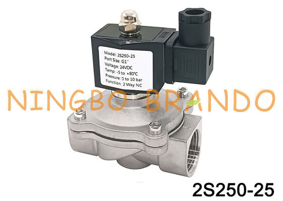 2S250-25 1 Inch 2/2 Way Normally Closed Diaphragm Stainless Steel Valve