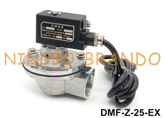 BFEC 1'' DMF-Z-25 Right Angle Pulse Jet Valve with Ex-proof Coil 24V 220V
