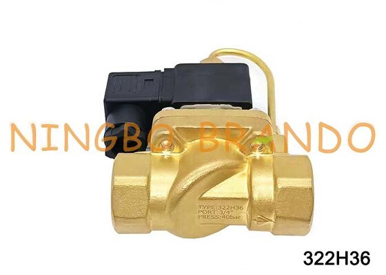 Válvula solenoide de alta presión tipo Parker G3/4'' 322H36 normalmente abierta 24V 220V