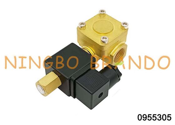 0955305 1/2'' Normally Open Brass Solenoid Valve 220V 110V 24V