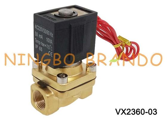 Válvula Solenoide de latón tipo SMC VX2360-03, 3/8 pulgadas, AC220V AC110V DC24V