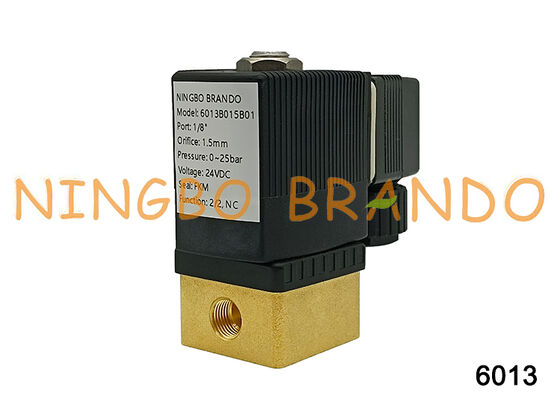 Válvula Solenoide de Acción Directa de Latón Tipo 6013 1/8'' 1/4''
