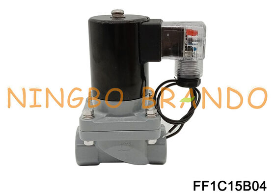1/2'' CPVC Anti-Corrosion Normally Closed Solenoid Valve DN15