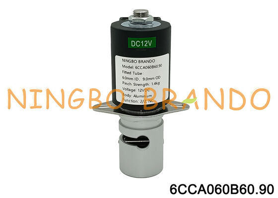 2 Way Pinch Valve Normally Closed Aluminum Solenoid Valve 12V 24V 110V 220V
