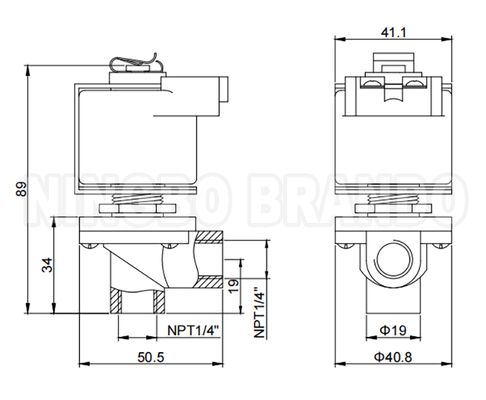RCA5D0 RCA5D1 RCA5D2 Tipo Goyen válvula de mando a distancia 1/4' 12V 24V 110V 220V