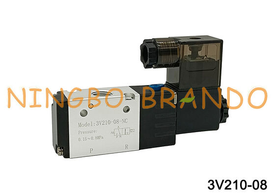 Airtac Tipo 3V210-08-NC 3V210-08-NO Válvula solenoide 3/2 vías Serie 3V200