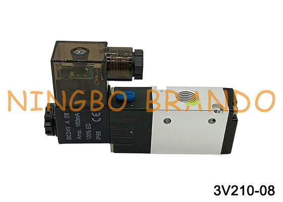 Airtac Tipo 3V210-08-NC 3V210-08-NO Válvula solenoide 3/2 vías Serie 3V200
