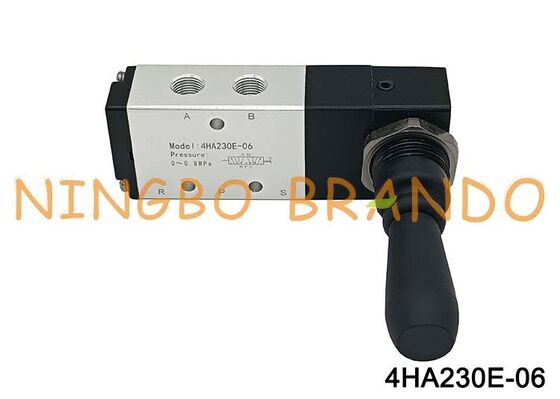 Válvula manual AirTAC tipo 4HA230E-06 Válvula de inversión 4HA230E06 Válvula de palanca manual