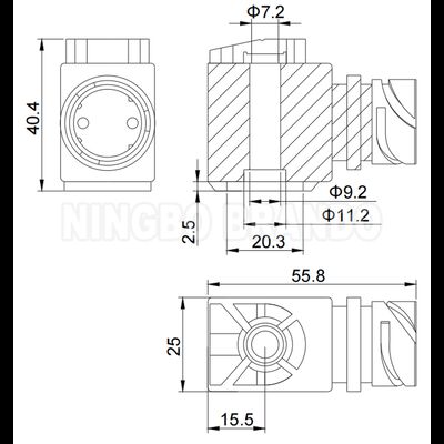 Bobina de solenoide de CC de 24 V para válvula solenoide de freno de aire de camión A5410560304