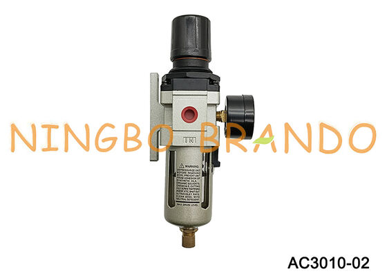 AC3010-02 1/4" tratamiento neumático de la fuente de aire del lubricador FRL del regulador del filtro