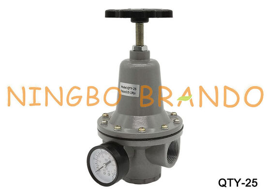 Regulador de presión neumático QTY-25, 1,0 MPa, regulador de 1 pulgada con manómetro QTY25