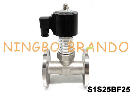 DN25 Flange High Temperature Steam Stainless Steel Solenoid Valve