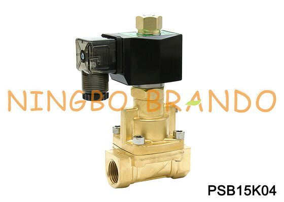 Válvula Solenoide de vapor normalmente abierta, latón, 2/2 pulgadas, 1/2 pulgadas, 24V, 110V, 220V