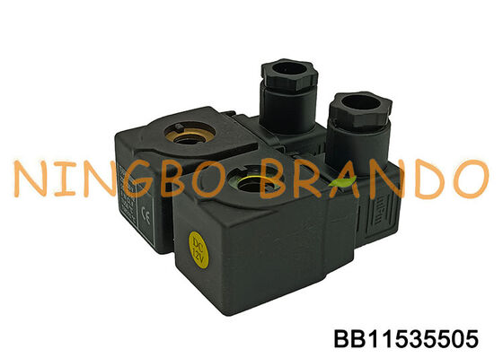 Bobina de válvula solenoide Castel tipo HM2 9100/RA6 220V 50-60HZ 8W DC24V