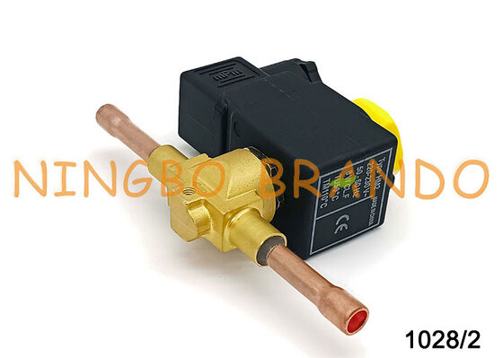 Válvula Solenoide de Refrigeración Castel Tipo 1028/2 para Aire Acondicionado Congelador ODS
