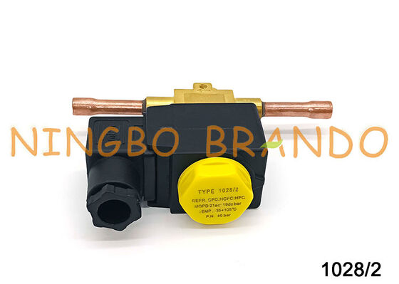 Válvula Solenoide de Refrigeración Castel Tipo 1028/2 para Aire Acondicionado Congelador ODS