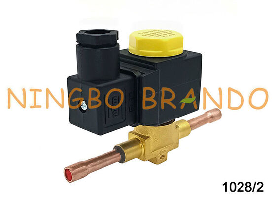 Válvula Solenoide de Refrigeración Castel Tipo 1028/2 para Aire Acondicionado Congelador ODS