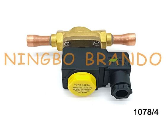 Válvula Solenoide tipo Castel 1/2'' Soldadura 1078/4 1078/4A6 1078/4A7 24V 110V 220V